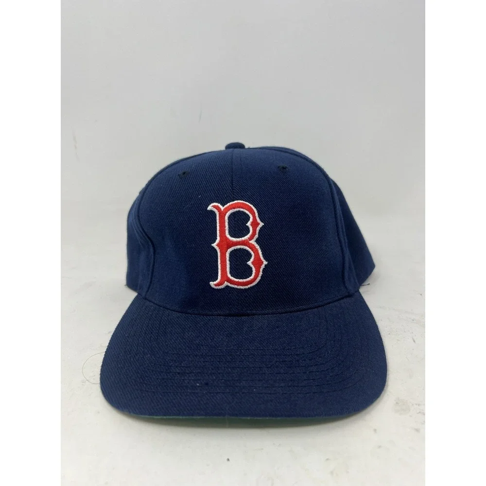 Vintage 90s Sports Specialties Boston Red Sox Snapback‎ Hat Plain Logo MLB